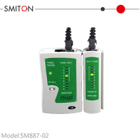 Alat penguji kabel jaringan Lan, alat uji kabel Ethernet untuk Cat5 Cat6 8P 6P LAN dan RJ11 RJ12 telepon RJ45