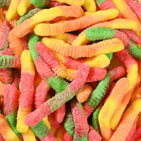 Fabricants chinois de bonbons OEM, vente en gros de bonbons gélifiés en vrac, assortiment de saveurs de fruits acidulés et sucrés, bonbons à mâcher, anneaux, oursons et vers en gelée