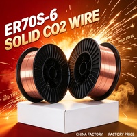 Fil de soudage MIG solide ER70S-6, diamètres 0.8mm, 0.9mm, 1.0mm, 1.2mm, 1.6mm, tous diamètres, fils de soudage protégés par le gaz CO2, Offre Spéciale