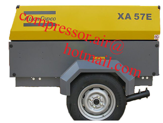 Atlas Copco XAS57E Portable Electric Air Compressor 7 Bar, 105 CFM