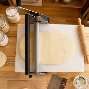 <span class=keywords><strong>Nueva</strong></span> Máquina Laminadora de Masa Eléctrica Comercial de Acero Inoxidable, Laminadora de Hojaldre Reversible para Panaderías y Pastelerías - Product Image 5