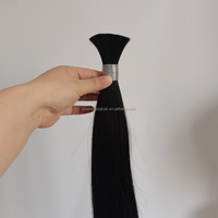 Grosir Premium 100% ekstensi rambut manusia Virgin-kutikula selaras jumlah besar