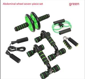 Entrenador multifuncional 7 en 1, pequeño kit de fitness para interiores en el hogar para hacer ejercicio, <span class=keywords><strong>flexiones</strong></span> de fuerza muscular y <span class=keywords><strong>rueda</strong></span> <span class=keywords><strong>abdominal</strong></span> - Product Image 5
