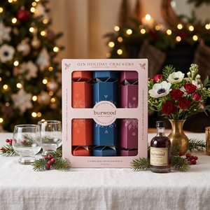 Mini bouteille de vin en verre de luxe, emballage de vin, boîte-cadeau, Pull personnalisé, craquelins de noël, <span class=keywords><strong>Bon</strong></span> <span class=keywords><strong>Bon</strong></span> <span class=keywords><strong>Bon</strong></span> - Product Image 1