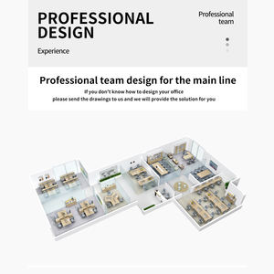 El último escritorio ejecutivo de oficina en casa jefe de pie eléctrico ajuste de altura de 3 etapas convertible Metal madera Modular extensible - Product Image 5