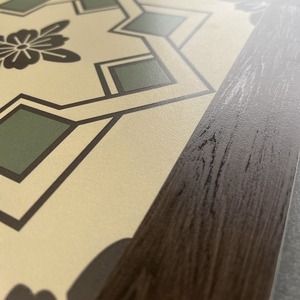 Nanyang Style Retro 400x400 Azulejos de <span class=keywords><strong>madera</strong></span> de porcelana Azulejos rústicos <span class=keywords><strong>para</strong></span> Homestay Cafe <span class=keywords><strong>Cocina</strong></span> Balcón Inodoro Piso engrosado - Product Image 5
