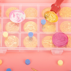 <b>Wax</b> <b>Seal</b> Stamp Heads Metal Engraved Set For <b>Wax</b> <b>Seals</b> Gift Use - Product Image 2