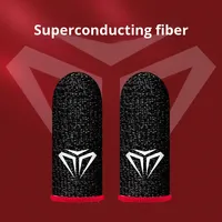 Manchettes de jeu mobiles en fibre d'argent respirantes, anti-transpiration, nouvel accessoire PUBG, confortables et durables pour le e-sport
