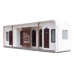 Baño Móvil Metálico Ecológico Tipo Cabaña Apple para Parques, Áreas Escénicas, Calles, Baños Públicos y Duchas - Product Image 1