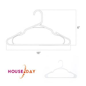 Cintres tubulaires en plastique blanc pour adultes, multifonctions, durables, fabrication de bijoux, - Product Image 5