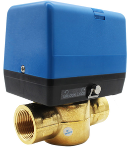 Válvula de control moduladora motorizada Hotowell, válvula de latón para <span class=keywords><strong>aire</strong></span> acondicionado central - Product Image 3
