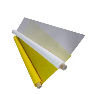 90T 48um 165cm 230 polyester screen printing mesh for small design and thin lines on tshirts PCB PVC