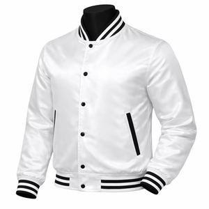 Men's Gray Satin <b>Jacket</b> With Button Closure Regular Fit Casual Style Autumn Wear Solid Color Satin Lining for Sale - Product Image 5
