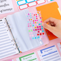 A6 A5 Taille Floral Cuir 6 Anneaux Classeur DIY Agenda Agenda Organisateur Mignon Mode Cahier à Feuilles Mobiles