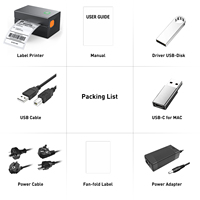 Printer Label Pengiriman Uyin Y428 FBA Direct Thermal 110mm 4 inci untuk Logistik