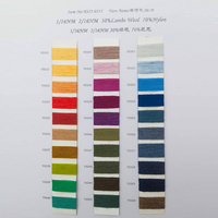 Laine d'agneau fantaisie 30% de haute qualité 70% Nylon pour tisser du fil de laine de cachemire intelligent