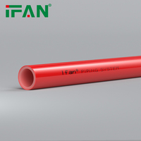 Fabricants de tuyaux en plastique d'usine IFAN tuyau PEX violet rouge gris bleu 16/20/25/32MM tuyau de chauffage au sol à double étage