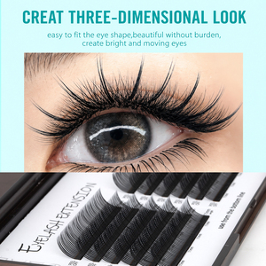 SP Eyelash <span class=keywords><strong>Flora</strong></span> Lashes Extensions de cils 5D en forme de fleurs, noir mat 0.07, volume facile à poser, cils préfabriqués, vente en gros, approvisionnement en vrac - Product Image 3