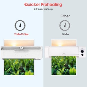 Machine à <span class=keywords><strong>plastifier</strong></span> automatique à chaud et à froid <span class=keywords><strong>A3</strong></span> pour photos, cartes, menus, documents, étiquettes avec alimentation automatique - Product Image 6