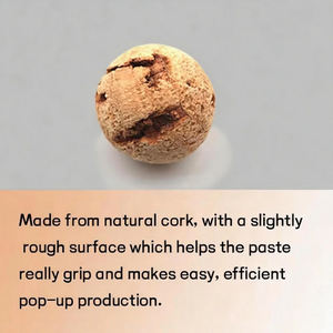 200 Piezas de Cuentas de Pesca de Carpa Naturales Sin Relleno, Flotadores de <span class=keywords><strong>Corcho</strong></span>, Bolas de <span class=keywords><strong>Corcho</strong></span>, Boilies Flotantes, Aparejos de Pesca de Fondo, Sin Olor, Cebo para Río y Lago - Product Image 4