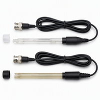 Électrode de pH de remplacement compatible YSI, sonde combinée BNC pour pH10, pH100, EC300