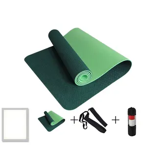 6mm 8mm Home Use Pilates Eco Friendly Non Slip Yoga Exercise Equipment Tpe Yoga Mat Custom Pink Yoga Mat