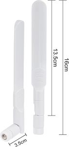 2400-2500/5150-5850MHz 2.4G 5.8G ăng ten wifi 2.4GHz + 5.8GHz Bộ định tuyến băng tần kép ăng ten wifi với RP-SMA nam - Product Image 3