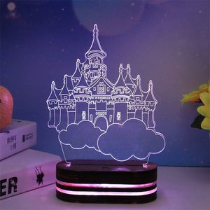 Romantic Heart Light LED Night Light 3D Light <strong>Table</strong> Lamp Birthday Gift Kids' Bedroom Decoration - Product Image 5