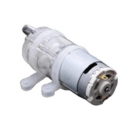 Pompe à eau Pompe à vide 385 DC 6V-12V Haute résistance à la température 100 degrés Celsius Mini micro pompe à eau à diaphragme