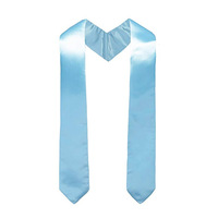 Étole de graduation en satin longue de haute qualité avec impression numérique, vierge et drapeaux nationaux pour étudiants internationaux