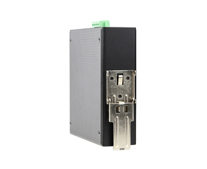 Switch PoE industriel non géré avec 6 ports RJ45 10/100M et 2 ports Uplink SC 155M, compatible montage sur rail DIN - Product Image 1