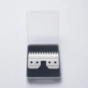 <span class=keywords><strong>Cortadora</strong></span> <span class=keywords><strong>de</strong></span> <span class=keywords><strong>Pelo</strong></span> <span class=keywords><strong>de</strong></span> Alta Calidad para Comercio Exterior, Modelo 707 con Cuchilla <span class=keywords><strong>de</strong></span> Cerámica, 18 Dientes, Negra y Blanca, para <span class=keywords><strong>Oster</strong></span> A5 - Product Image 6