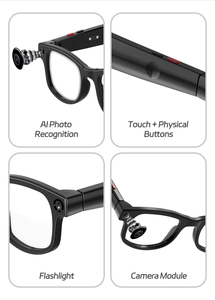 G1 Ai Smart Glasses Camera Music Call Photo &amp; Video <strong>Recording</strong> Photography 800W Camera BT Call Wifi Translation Smart Glasses - Product Image 3