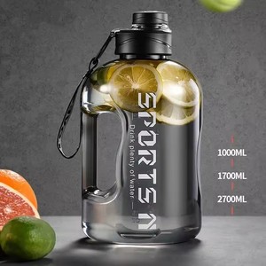 Botella de Agua Deportiva de 1.7L/2.7L, Taza para Gimnasio y Ciclismo, Botella de Agua Portátil de Gran Capacidad para Fitness, Camping, Hombres - Product Image 2