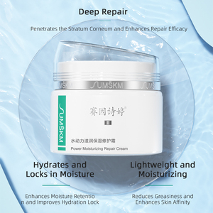 <span class=keywords><strong>Crema</strong></span> Reparadora con Ácido Hialurónico y Oligopéptido-1 - Hialuronato de Sodio, Fortalece la Barrera Cutánea e Hidrata Profundamente la Piel Seca - Product Image 1