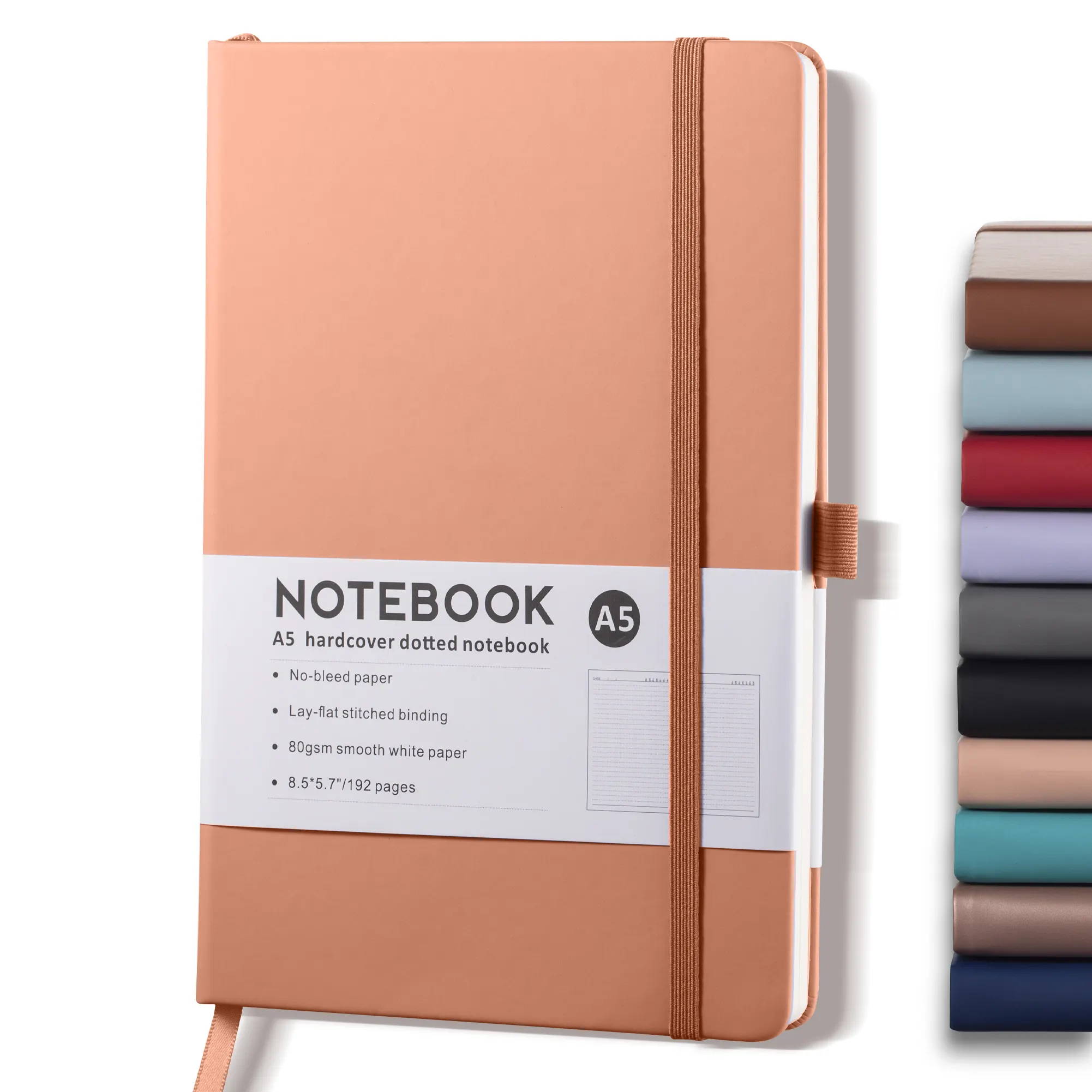 Caderno de papelaria mais vendido, capa personalizada com logotipo impresso, cadernos de alta qualidade para estudantes