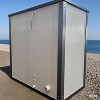 Toilettes mobiles préfabriquées, cabine de salle de bain portable pour le camping, toilettes extérieures, unité de douche intégrée, événement public, certifié CE, US AU