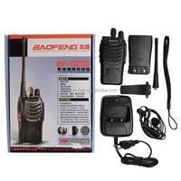 Radio bidirectionnelle analogique UHF 430-440 MHz pour talkie-walkie BF-888S, portée 0-3 km, 16 canaux, batterie 1000-1500 mAh, 3W, étanchéité IPX-1