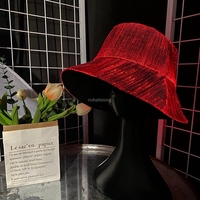 Nouveau style de décoration, chapeau bob lumineux de haute qualité, changeant de couleur, pour Thanksgiving, Nouvel An, mariage, anniversaire, Noël