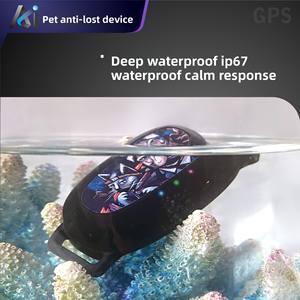 Localizador GPS <span class=keywords><strong>digital</strong></span> para mascotas en tiempo real <span class=keywords><strong>Collar</strong></span> de perro antipérdida impermeable IP67 para seguimiento de red 4G de cachorros y gatos - Product Image 6