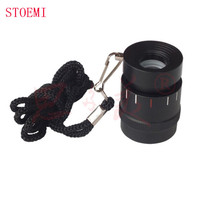 Telescopio Monocular de Bolsillo Portátil STOEMI 8123S 3X con Cuerda y Cordón, Barril de Metal y Lente de Vidrio
