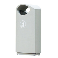 Contenedor de Basura de Acero Inoxidable 201 Resistente a la Corrosión para Parques, Calles, Hoteles y Espacios Públicos