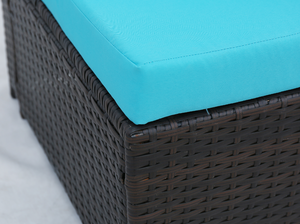 Conjunto de sofás de jardim Kd Mobiliário para exterior Conjunto de móveis de vime Kd - Product Image 6