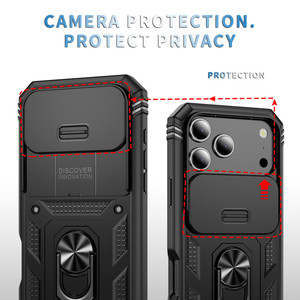 <span class=keywords><strong>Cover</strong></span> posteriore per <span class=keywords><strong>cellulare</strong></span> <span class=keywords><strong>con</strong></span> finestra scorrevole per fotocamera, <span class=keywords><strong>anello</strong></span> di supporto e protezione antiurto per iPhone 17 Pro Max, 17 Pro, 17 Air - Product Image 5