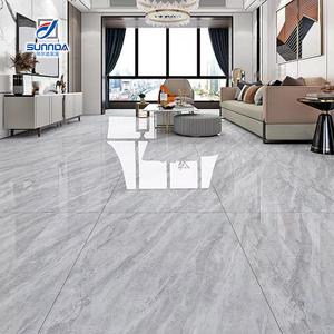 Fabricant de carreaux chinois, carreaux de céramique en porcelaine vitrifiée polie effet marbre, carreaux de sol brillants pour l'intérieur des complexes hôteliers, 60x60 - Product Image 3