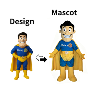 Costume de mascotte DJ cool pour garçon, personnages fantaisie personnalisés, fabrication directe d'usine OEM, pour fête de carnaval, cosplay - Product Image 2