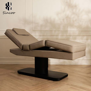 Venta al por mayor, precio bajo, nuevo salón de belleza, masaje facial eléctrico de lujo, altura ajustable, masaje marrón eléctrico, cama facial - Product Image 3