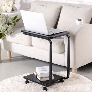 Thông Minh Hiện Đại Nhiệt Đới Bằng Gỗ Đen C Hình Tròn Cà Phê Sofa Poker Lưu Trữ Giường Side Table - Product Image 3
