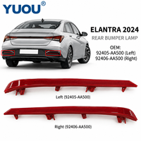 Réflecteur de pare-chocs arrière gauche et droit pour Hyundai Elantra 2024, feux de pare-chocs arrière OEM 92405-AA500 92406-AA500