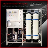 Système de traitement de l'eau pure par osmose inverse 1T/H Pompe pour usines Écoles Hôpitaux Restaurants Filtration Garantie 1 an